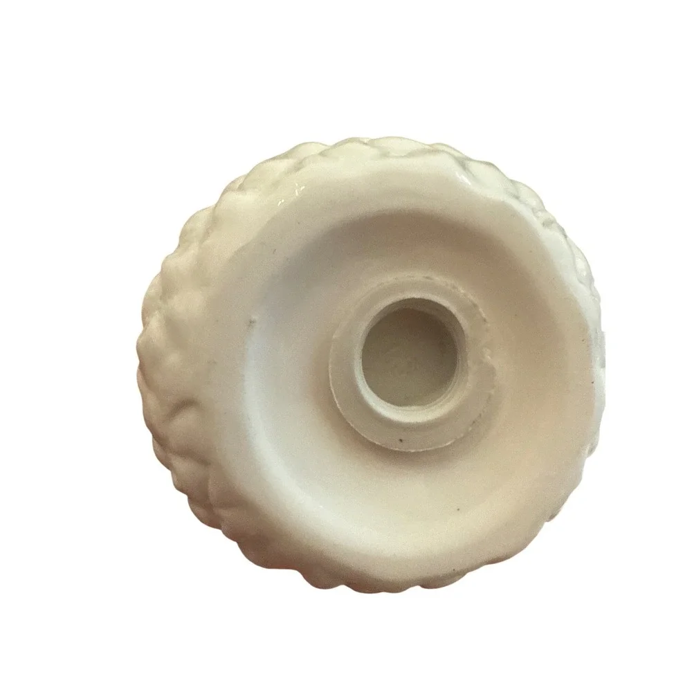 Ceramic Pineapple Salt Pepper Shakers White 2.75